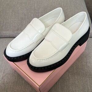 Brand new Stephan black and white loafers from NastyGal. Brand new never worn.
